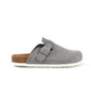 Grey/White Clogs